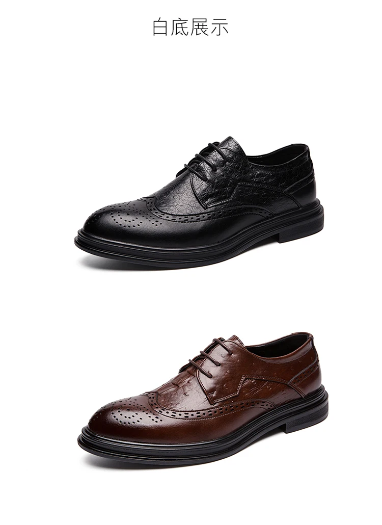 Роскошные классические мужские обувь с перфорацией типа «броги» полуботинки, платье, обувь из кожи с острым носком, коричневого цвета; на шнуровке мужская формальная обувь Свадебная вечеринка