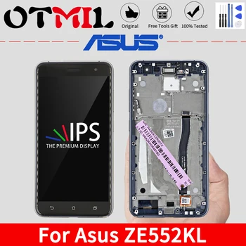 

Original 5.5" For ASUS ZenFone3 ZE552KL LCD Display Touch Screen Frame Digitizer Assembly For ZE552kl Z012D Z012DC Z012DA LCD