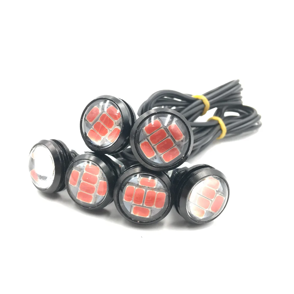 ̱  Ʈ ְ  ƮƮ DRL LED  ڵ  , 6 SMD LED, 12V 5730, 6 