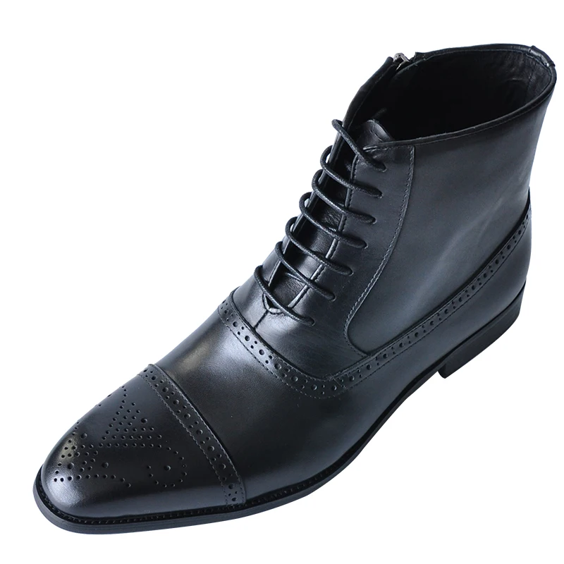 YIGER/Новинка; мужские Ботинки Martin; большие размеры; высокие ботинки; мужские ботинки Bullock; кожаные мужские повседневные Ботинки Martin на шнуровке; Цвет Черный; 352