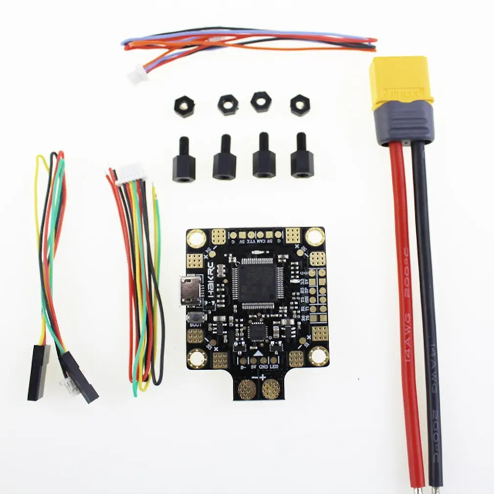 HAKRC PDB F4 Контроллер полета 2-4S интегрированный Betaflight OSD для радиоуправляемого дрона FPV гоночные запчасти аксессуар
