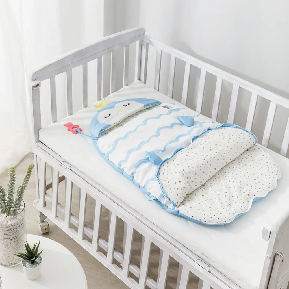 Теплое одеяло для новорожденных девочек и мальчиков, теплое одеяло для сна, для новорожденных, с героями мультфильмов, теплый зимний спальный мешок, Пеленальное Одеяло для сна
