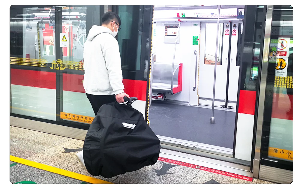 Rhinowalk 14' 16' 22' Folding Bicycle Storage Bag 210D Waterproof Dust Cover Lightweight Portable Bike Loading Bag RF162 (11)