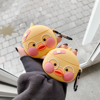 

Cute Cartoon Duck Silicone Case for Huawei Freebuds 3 Case Cover Headphone Cover for Freebuds 2019 New Earphone Cases Capa