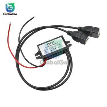 

10pcs/Lot DC-DC Converter Module 5V/3A 15W Double USB Step Down Power Output Adapter Car Potting Waterproof Power Supply Module