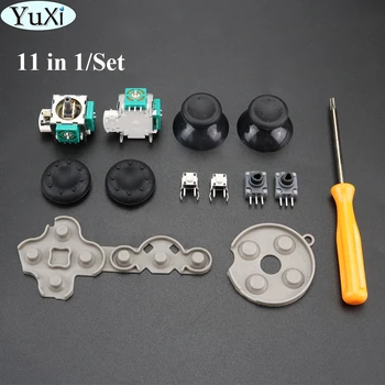 

YuXi 3D Analog Joystick Sensor Module Potentiometer Thumb Grip for Xbox 360 RB LB RT LT Switch Button Screwdriver
