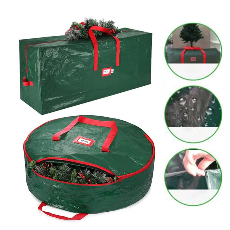 Description Picture 2 of itemlarge Xmas Furniture Cushion Storage Bag organizer cover big Christmas Trees garland pots Garden Packs Sacks Pouch Case protect