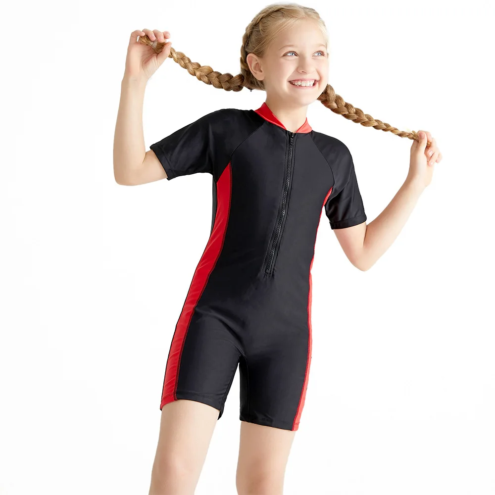 PROD 1005003336094505 Childrens One Piece Swimsuit Sunscreen Girls
Swimsuit Tracksuit Boys Quick Dry Bathing Suit Swiming Suit for Kids
Girls
