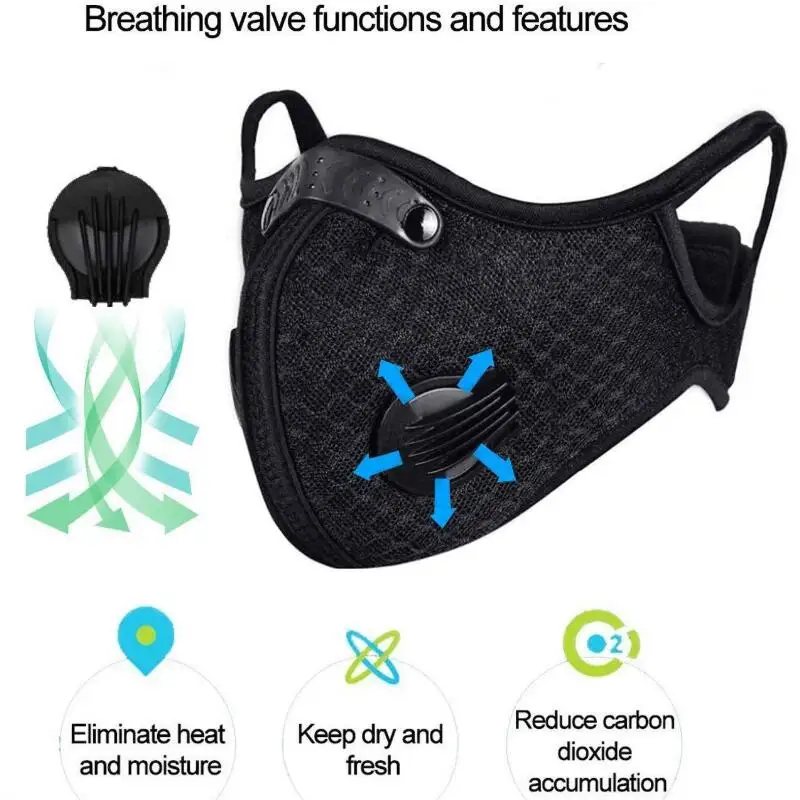

Kn95 Filter Masks For Winter Cycling Shredded Milk Windproof And Breathable Breathing Valve Masks 1 Piece