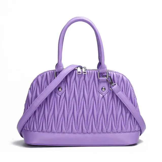 2021 Autumn New Female Handbag Luxury Fashion Yellow Ladies Shoulder Bag Mini Wallet Classic Striped Purple Girl Messenger Bag Purple