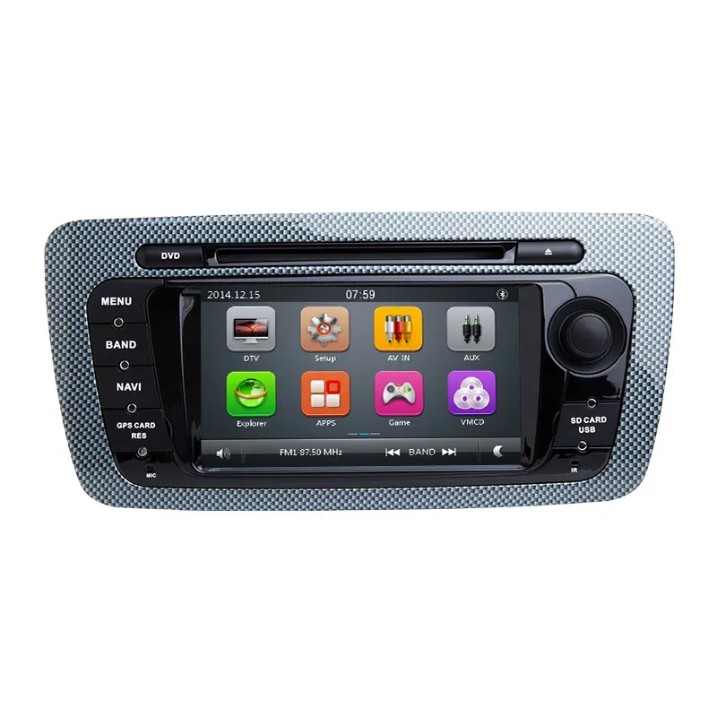 Best AutoRadio 2Din Car DVD Player For Seat Ibiza 6J MK4 SportCoupe Ecomotive Cupra 2009 2010 2011 2012 2013 GPS Navigation 1