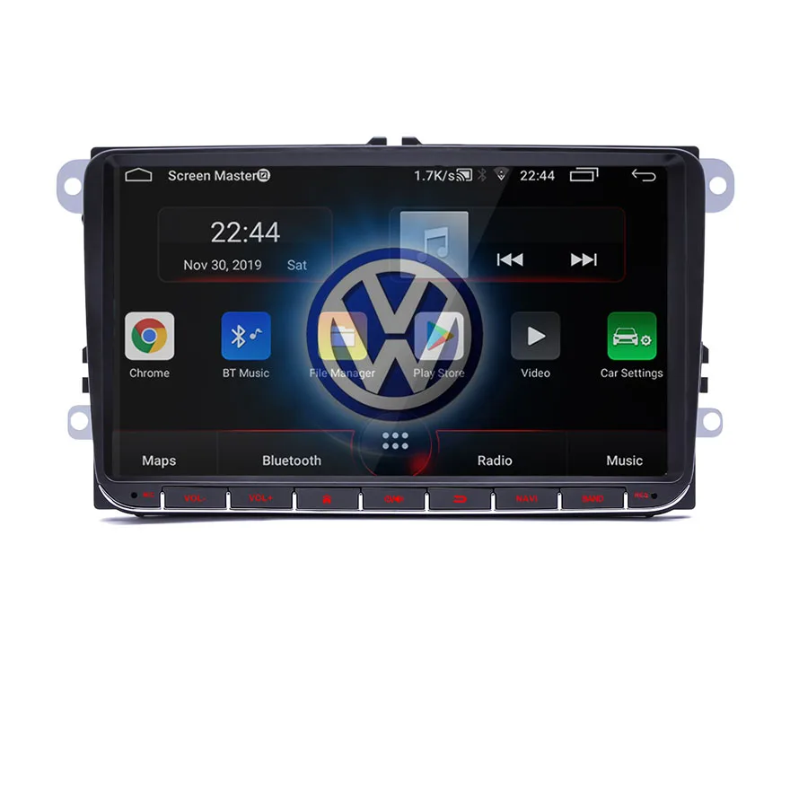 Android 8,0 для VW Volkswagen Golf Polo Tiguan Passat b7 b6 SEAT leon Skoda yeti Octavia автомобильный мультимедийный плеер 2 Din автомагнитола