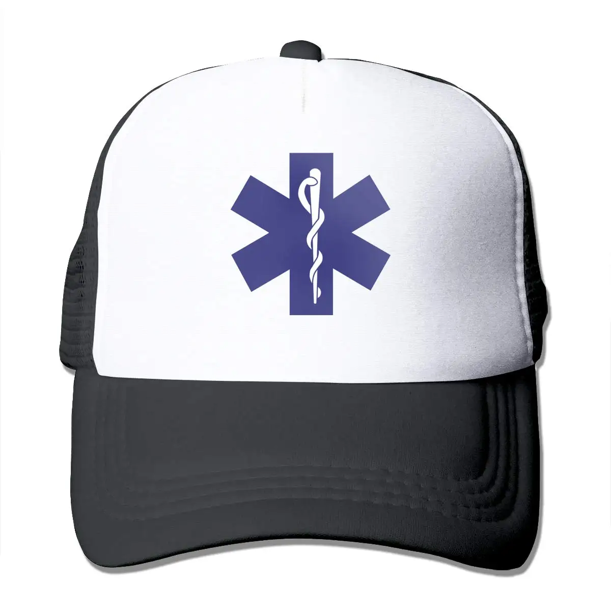Звезда жизни флаг унисекс Регулируемый Snapback ремень Дальнобойщик Шляпа сетка шляпа Солнцезащитная сетка Бейсбол CapBlack