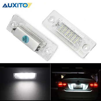 

AUXITO 2 x Car LED License Plate Light LED Number Plate Lamp 12V for Volkswagen VW golf Jetta Passat Touran Skoda Superb Caddy