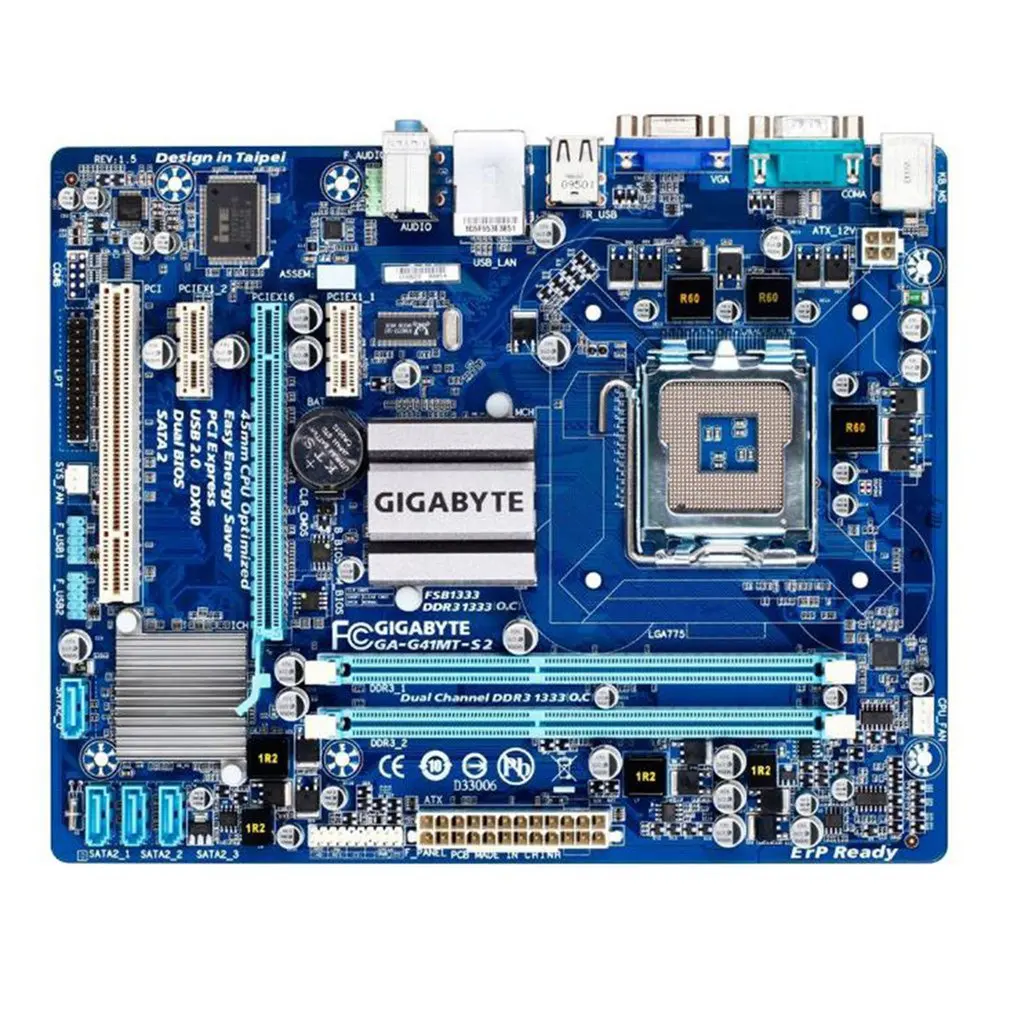 Gigabyte GA-G41MT-S2/S2P/S2PT original mainboard PC P5G41T-M 1.5V DDR3 DIMM Socket 775 Desktop Motherboard | Компьютеры и офис