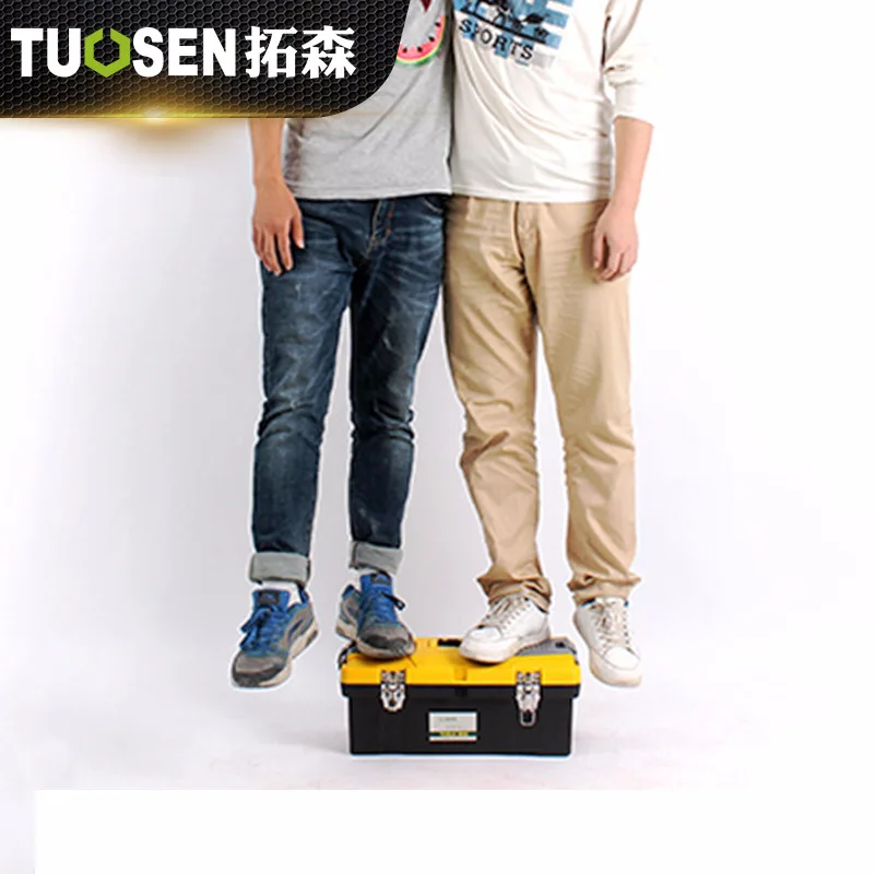 

Hand Plastic Toolbox 17-Inch Strengthen Feared Pressure Not Afraid To Throw Household Vehicle-mounted Storage Box Hardware Toolb