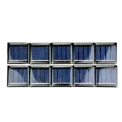 AIYIMA шт. 50 шт. солнечная панель s поликристаллический кремний Гибкая солнечная панель зарядное устройство В 2 в 60mA 40x40 мм DIY портативные
