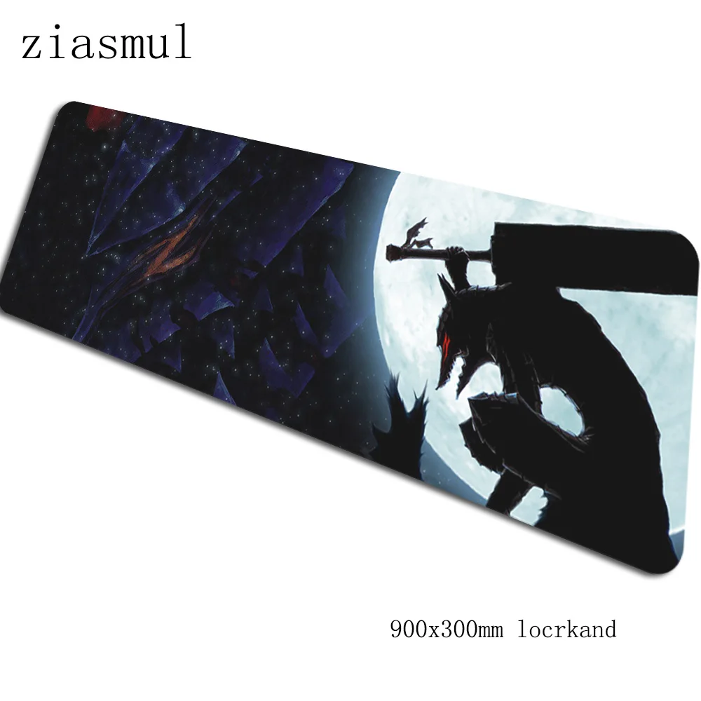 Berserk коврик для мыши геймер Мода 90x30 см notbook коврик для мыши игровой коврик для мыши Большой 3d коврик для мыши стол для компьютера коврик для мыши - Цвет: Size 900x300x2mm