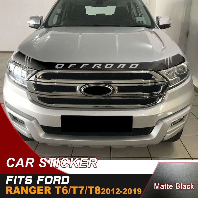 Off Road Hood Sticker Bonnet Guard Vinyl Graphic Sticker Cool Car Sticker Fit For Ford Ranger T6 T7 T8 2012 2016 2017 2018 2019 Car Stickers Aliexpress