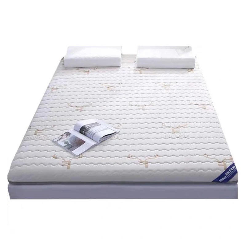 

4D Breathable Latex Mattress Foldable Floor Tatami Single Double Adult bedroom thick 6cm Comfortable soft sponge Mattress Topper