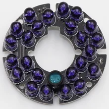 90 градусов CCTV аксессуары инфракрасный свет 24 зерна ИК Светодиодная панель для камер наблюдения ночного видения диаметр 44 мм