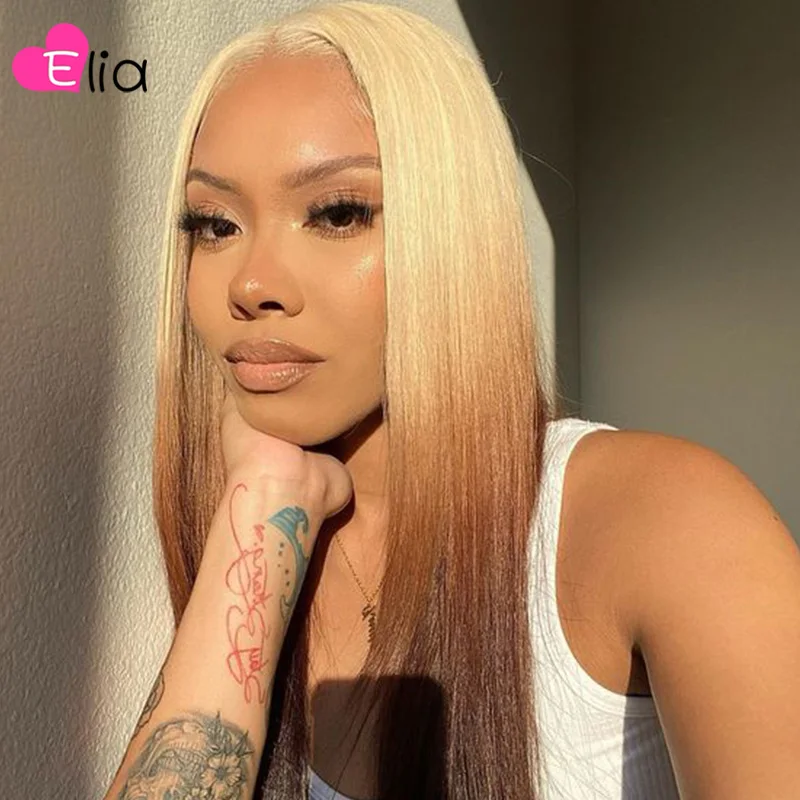 Frente do Laço Peruca de Cabelo Humano com Linha Perucas de Verão com Cabelo do Bebê Ombre Curto Fina Natural Preto Feminino Glueless Bob 1b613 7 Cheap Apliques com cabelo humano