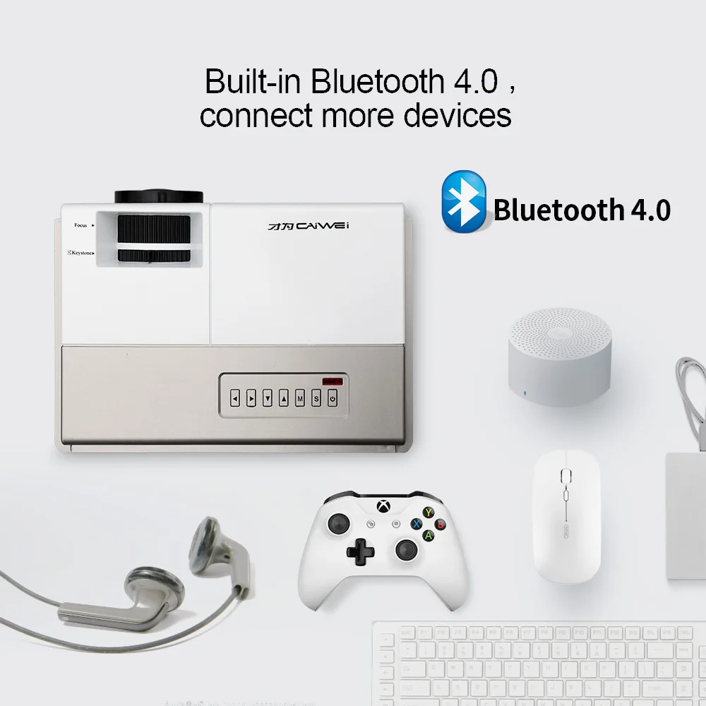 CAIWEI A3/A3AB мини проектор для Android 1280*720P поддержка 1080p Cinema Proyector Beamer Поддержка WiFi Bluetooth