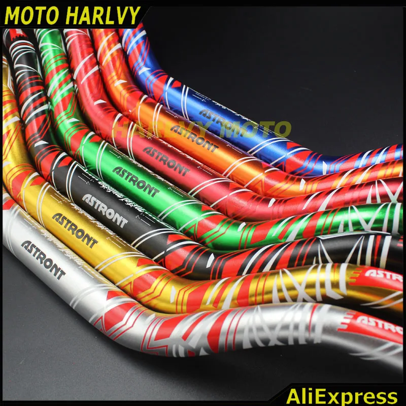 7075 алюминиевый руль для пачки Fat Bar 1-1/" PT ручка бар колодки ручки для грязи питбайк мотоцикл 28,5 мм адаптер