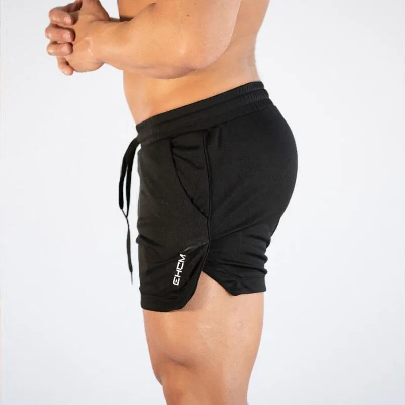 Мужские s беговые шорты для тренажерного зала с сеткой быстросохнущие бегуны