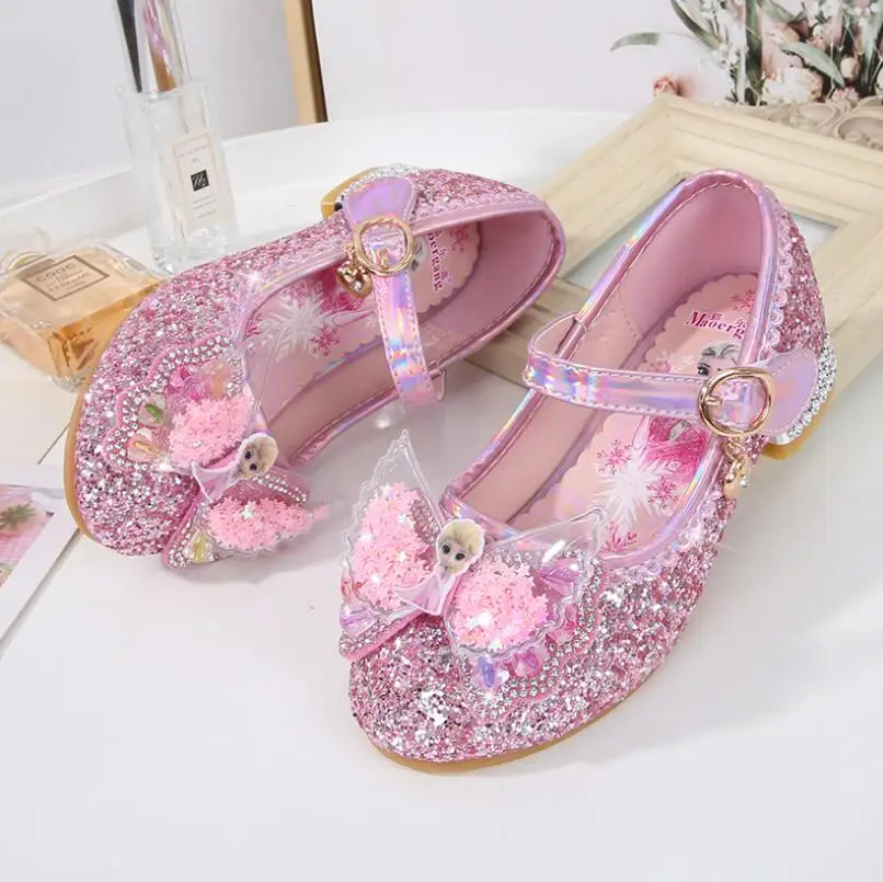 Zapatos Niña Vestir Zapatos De Tacón De Princesa Para Niñas