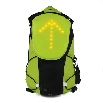 

ABZB-LED Turn Signal Light Reflective Vest Backpack/Waist Pack/Business/Travel/Laptop/School Bag Sport Outdoor Waterproof for Sa