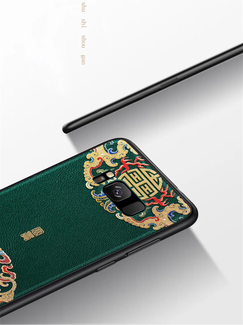 Чехол из тисненой кожи для samsung Galaxy SY10 plus, силиконовый чехол для задней панели Aixuan, чехол для samsung s10, s9, s8 plus, note 9, note 8