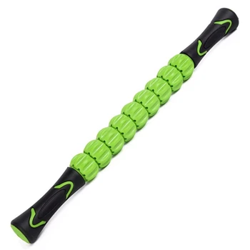 

Muscle Cramping Stick Muscle Roller Stick Body Massage Roller Body Massager for Fitness Yoga Leg Green