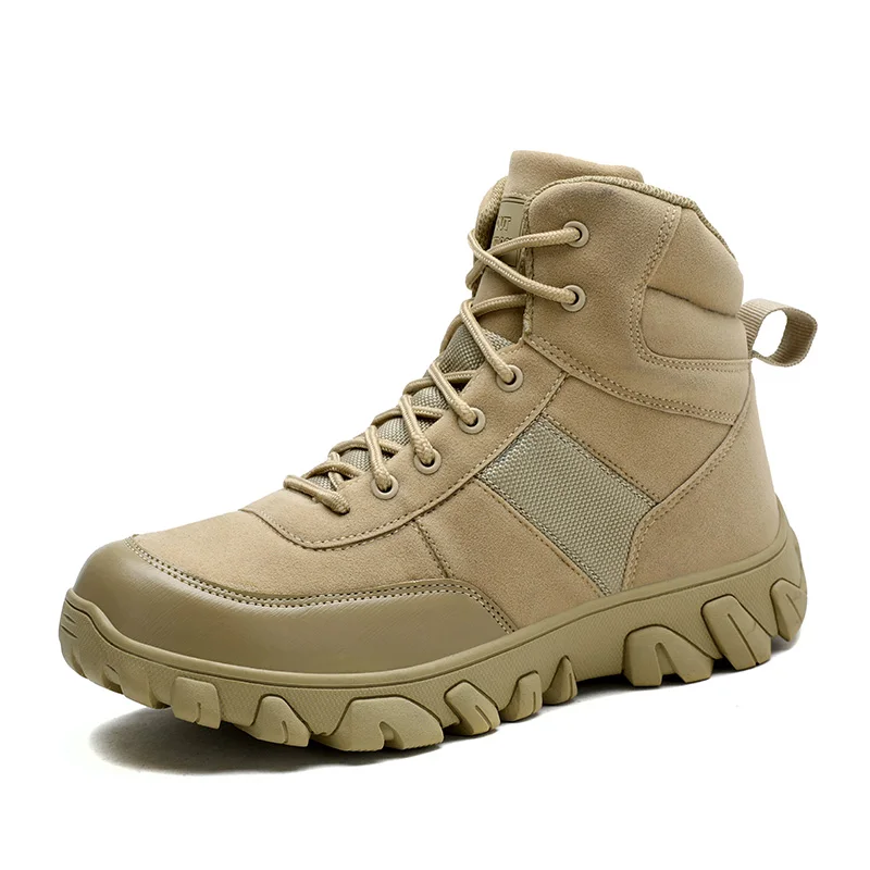 

Winter Autumn Men Military Boots Quality Special Force Tactical Desert Combat Ankle Boats Army Work Shoes Leather Snow Boots