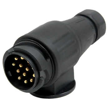 

Universal Trailer Electric Car Accessories Mini Tool Round Converter 13 Pin 12V Plastic Towing Plug