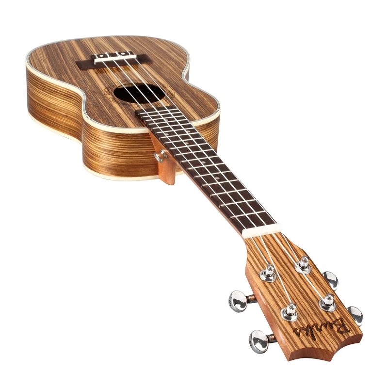 Прямая поставка-Burks укулеле гитара акустическая Ukelele zebravwood 15 Лада 4 струны гитара укулеле 21 струнный инструмент для меломана