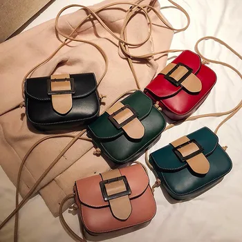 

Fashion Women Hasp Crossbody Bag Female Leather Shoulder Bags Small Flap Handbag Girl Shopping Messenger Bag Large Capacity
