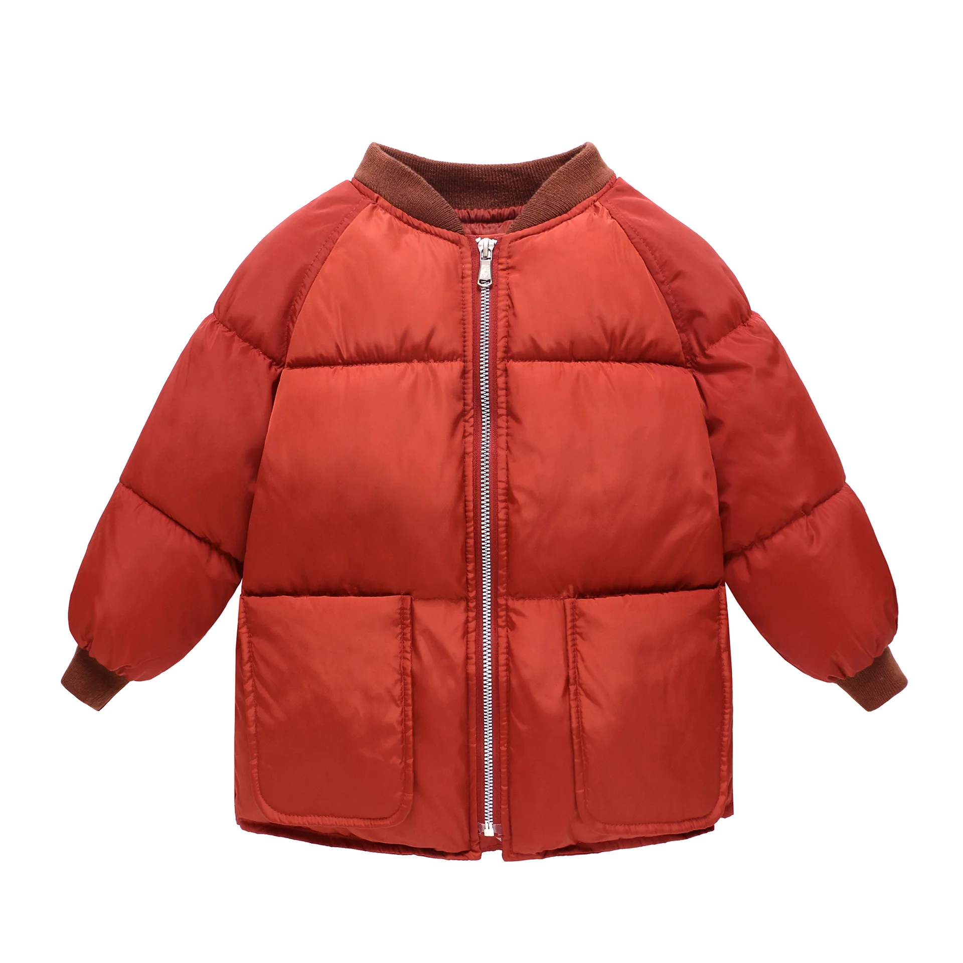 

[Ann Miu Children] Autumn And Winter New Style down Feather Cotton down Coat Children down Feather Cotton-padded Clothes Thick W