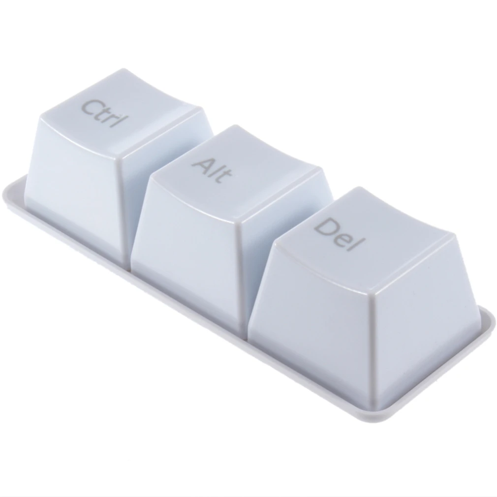 3 шт./набор модный Ctrl Alt Del Keyboard клавиша кофе чай чашка клавиатура дизайн чайная