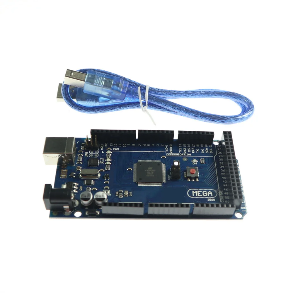 Макетная плата KJ296 Arduino Mega 2560 R3 ATmega16U2 + USB-кабель сделай сам стартовый комплект