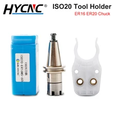 

ISO20 ER16 Chuck ISO20 ER20 Bracket Milling Cutter Accuracy 0.003 SO High-Speed Spindle Bracket CNC Lathe Milling Machine Parts