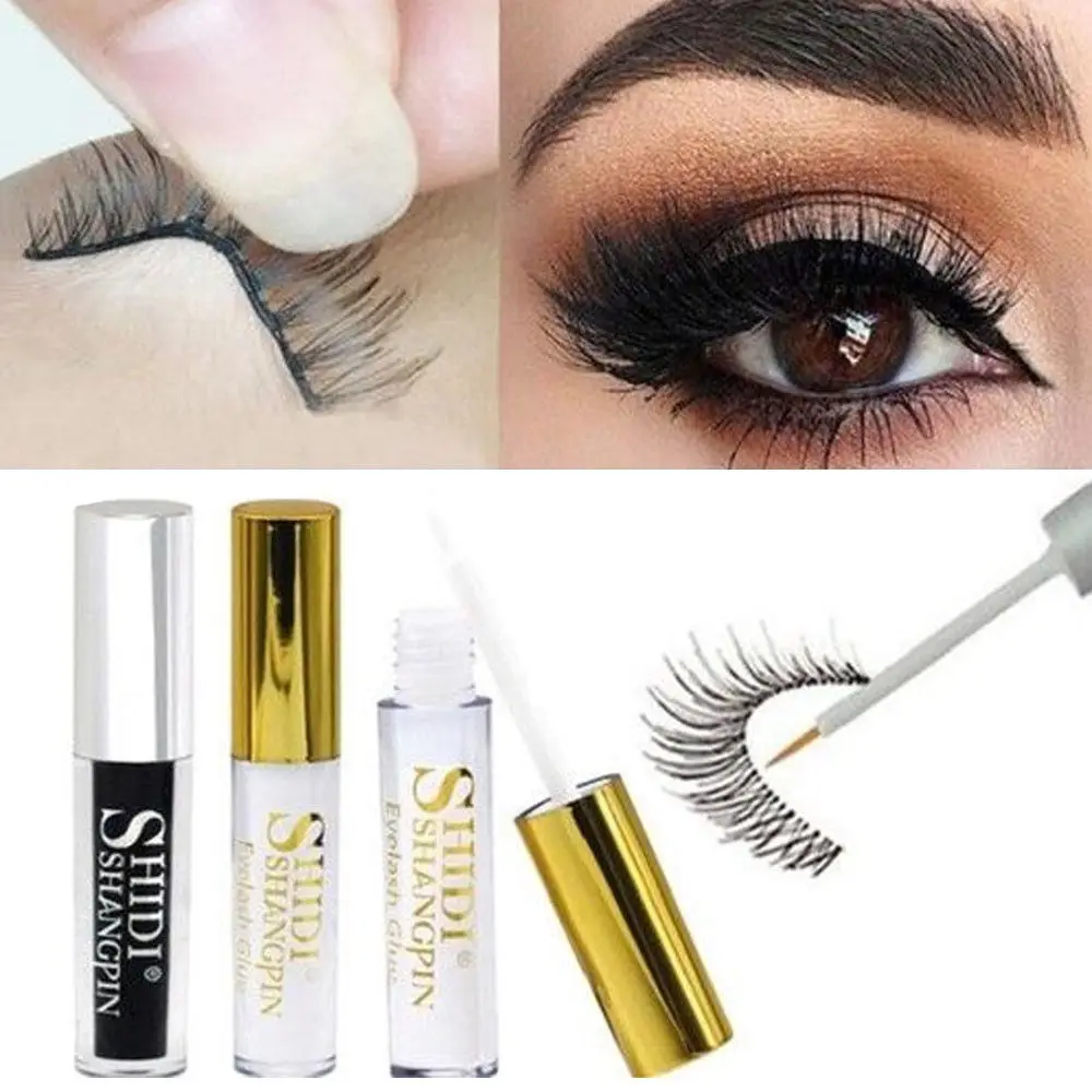 

Professional Eyelash Glue White Black Makeup Adhesive Individual Lashes Glue Cosmetic Tools Primer False Eyelashes Accessories