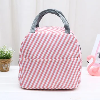

Adisputent New Unisex Exquisite Print Waterproof Insulation Large Capacity Portable Multi-function Zipper Fashion Lunch Bags