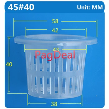 

45# Hydroponics Nursery Pot Sponge Cup Net Basket Hydroponic Aeroponic Vegetable Mesh Pots Agriculture Spatial Soilless Seedling