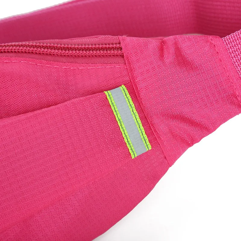 Уличный спортивный переносной поясной многоцветный небольшой мешок Водонепроницаемый Нейлон Беговая сумка унисекс с отверстием для наушников