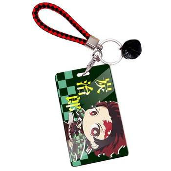 

Anime Demon Slayer: Kimetsu No Yaiba Kamado Tanjirou Cosplay Student Bus Room Card Holder Cover Case Cosplay Gift Pendant