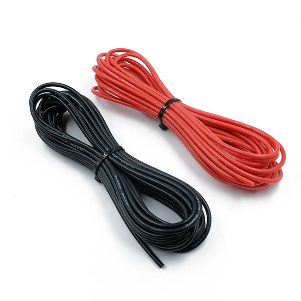 

50FT Replacement Repair Connect Strand Electrical Flexible Wire Soft Accessories Heat Resistant Silicone RC Toy Extension