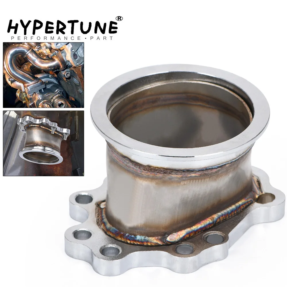 Фланец адаптера Hypertune TURBO FORT25 T28 GT25 GT28 8 Болт до 3 &quotv band OUTLET DOWNPIPE фланец адаптер