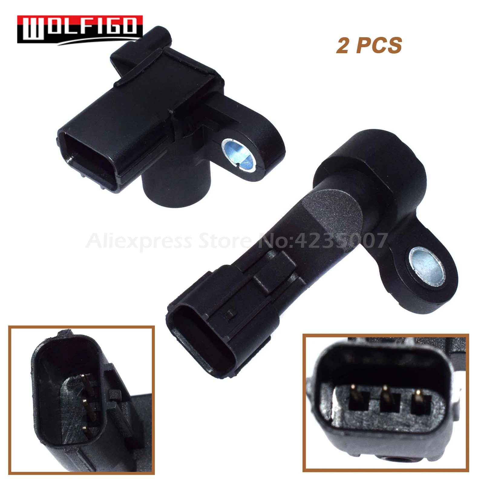 WOLFIGO Camshaft / Crankshaft Position Sensor For Honda Civic 2001 2005