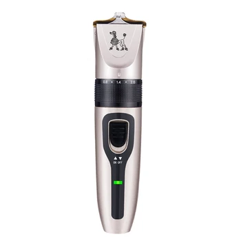 

Portable Anti Slip Cordless ABS Shell Cat Low Noise USB Rechargeable Dog Hair Trimmer Detachable Adjustable Length Pet Supplies